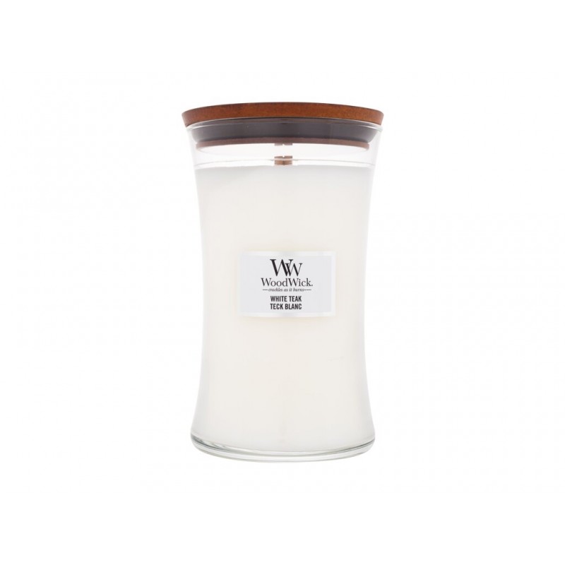 WoodWick White Teak, 610 g