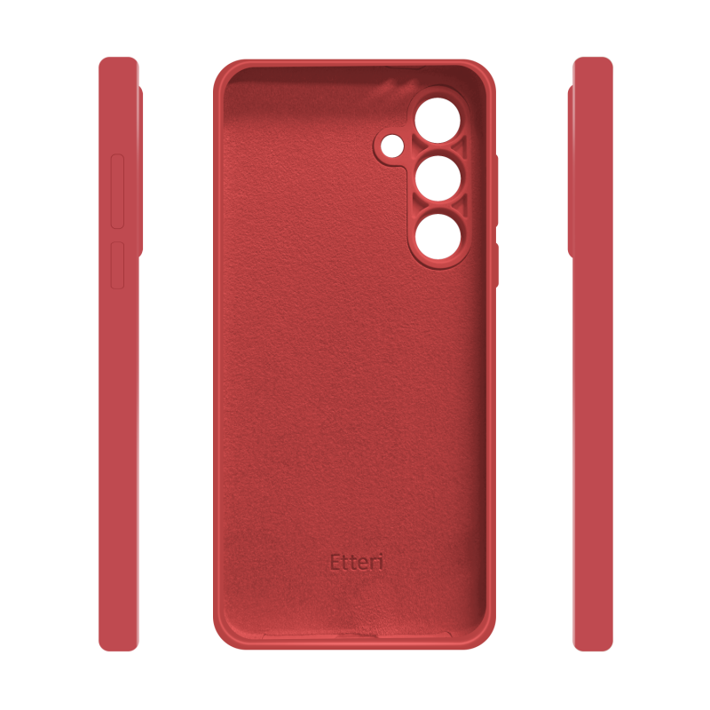 Etteri Silikoninis dėklas Samsung Galaxy A36 5G avietinis