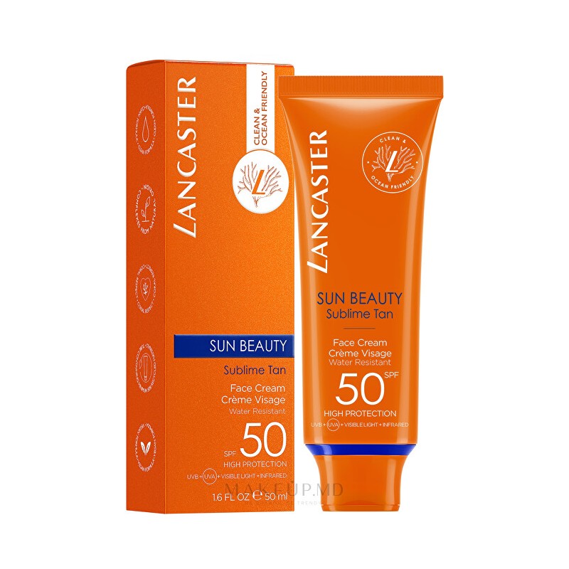 Lancaster Veido kremas nuo saulės SPF 50 Sun Beauty (veido kremas) 50 ml