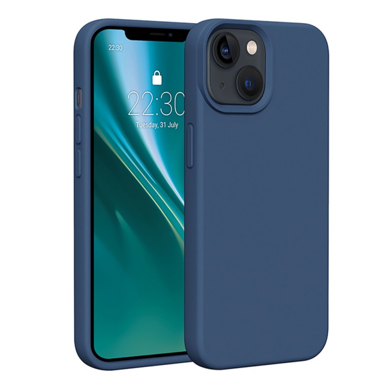 "Etteri" silikoninis dėklas iPhone 13 6,1 tamsiai mėlynas