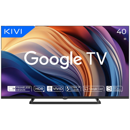 TV KIVI 40F710QB 40'' LED FHD Google TV, Dolby Audio, HDR, Max Vivid|40F710QB