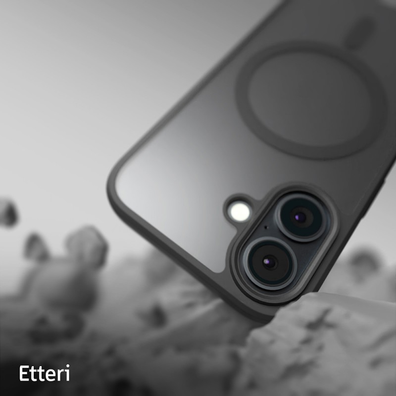 "Etteri Matt Mag" dėklas iPhone 16 6,1 juodas