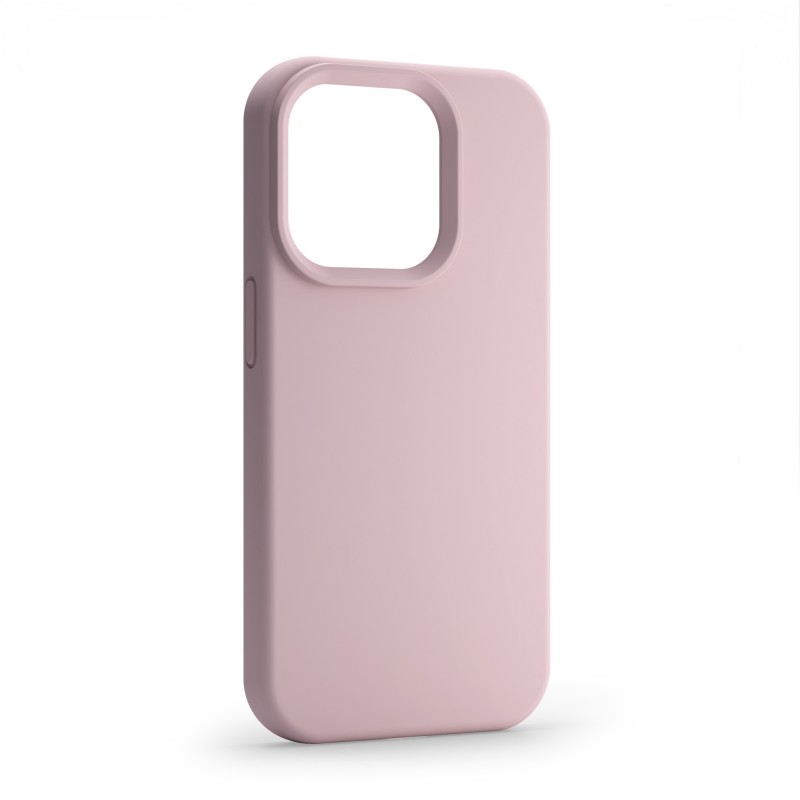 "Etteri" silikoninis dėklas "iPhone 15 Pro 6,1", šviesiai rožinės spalvos