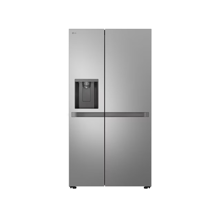 LG Refrigerator | GSLC41PYPE | Energy efficiency class E | Free standing | Side by side | Height 179 cm | Fridge net capacity 420 L | Freezer net capacity 221 L | Display | 36 dB | Grey|GSLC41PYPE