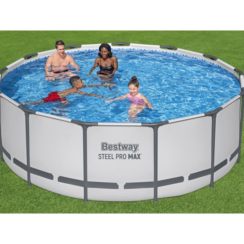 "Bestway" rėminis baseinas 396x122cm 7in1 dangtis siurblys kopėčios 5618W