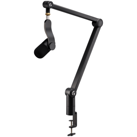 LOGITECH G Yeticaster GX Dynamic RGB Gaming Mic with LIGHTSYNC and Premium Desktop Microphone Boom Arm - BLACK - USB - N/A - WWi-9006 - EMEA|988-000586
