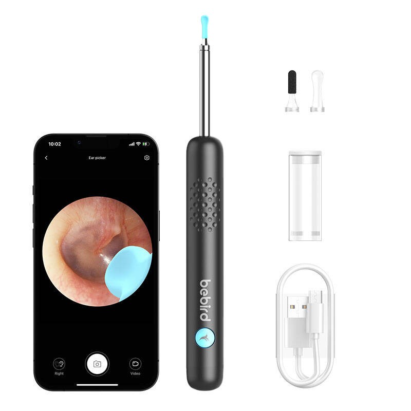 "Smart Visual" ausų valymo strypas "Bebird R1" juodas