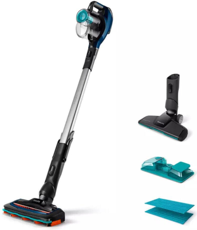 Philips | Vacuum cleaner | FC6719/01 | Cordless operating | Handstick | Washing function | - W | 21.6 V | Operating time (max) 50 min | Blue/Black | Warranty 24 month(s)|FC6719/01