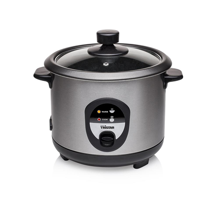 Tristar | Rice cooker | RK-6126 | 400 W | 1 L | Grey|RK-6126