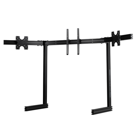 Next Level Racing Floor stand | ELITE Free Standing Triple Monitor Stand | Fully adjustable and customizable | 21-43 " | Black|NLR-E036