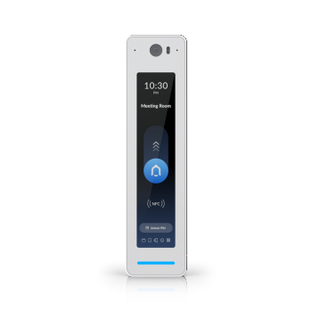 UBIQUITI G3 READER PRO WHITE. THIRD-GENERATION, INDOOR/OUTDOOR NFC READER AND INTERCOM WITH APPLE TOUCH PASS SUPPORT|UA-G3-PRO-W