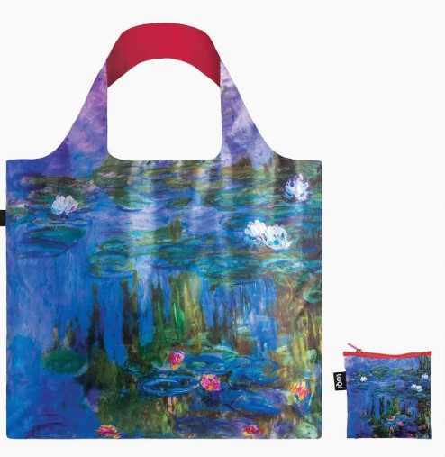 Bag Claude Monet WaterLillies Neon Pink