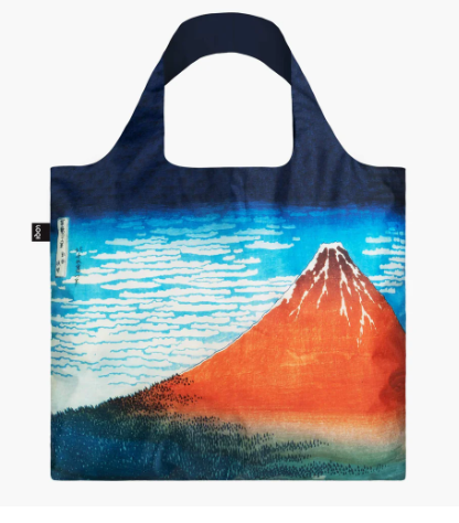 KATSUSHIKA HOKUSAI Red Fuji bag (loqi maišelis)