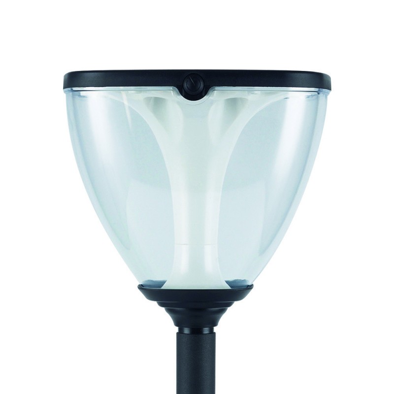 SUNARI Saulės lempa LED FLS-98 MODERN Post 3000K+6000K 2200mAh LiFePO4 + PIR Forever Light