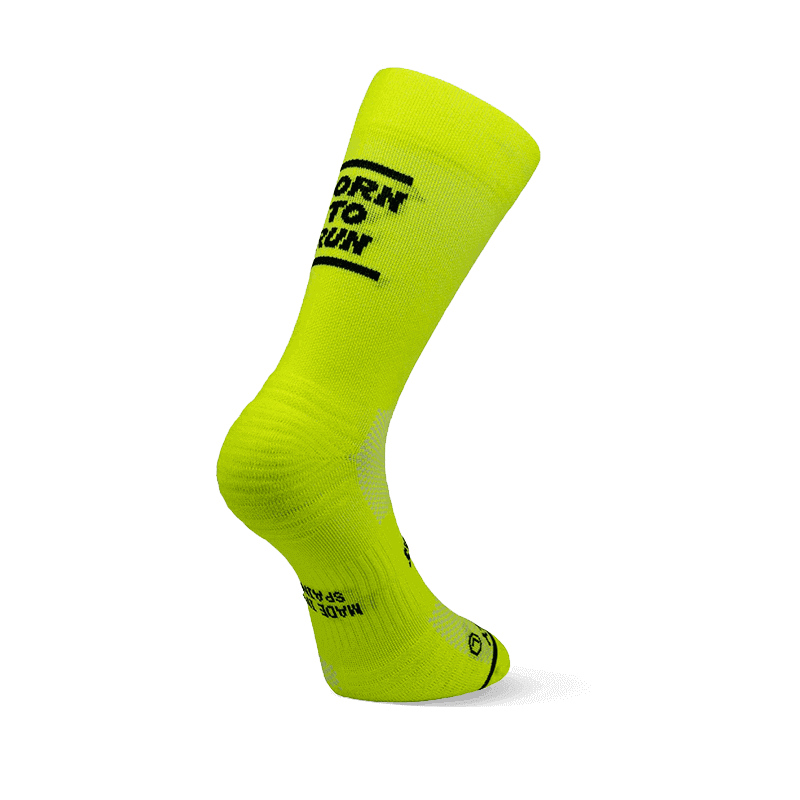 Kojinės "Born To Run Yellow" SPORCKS