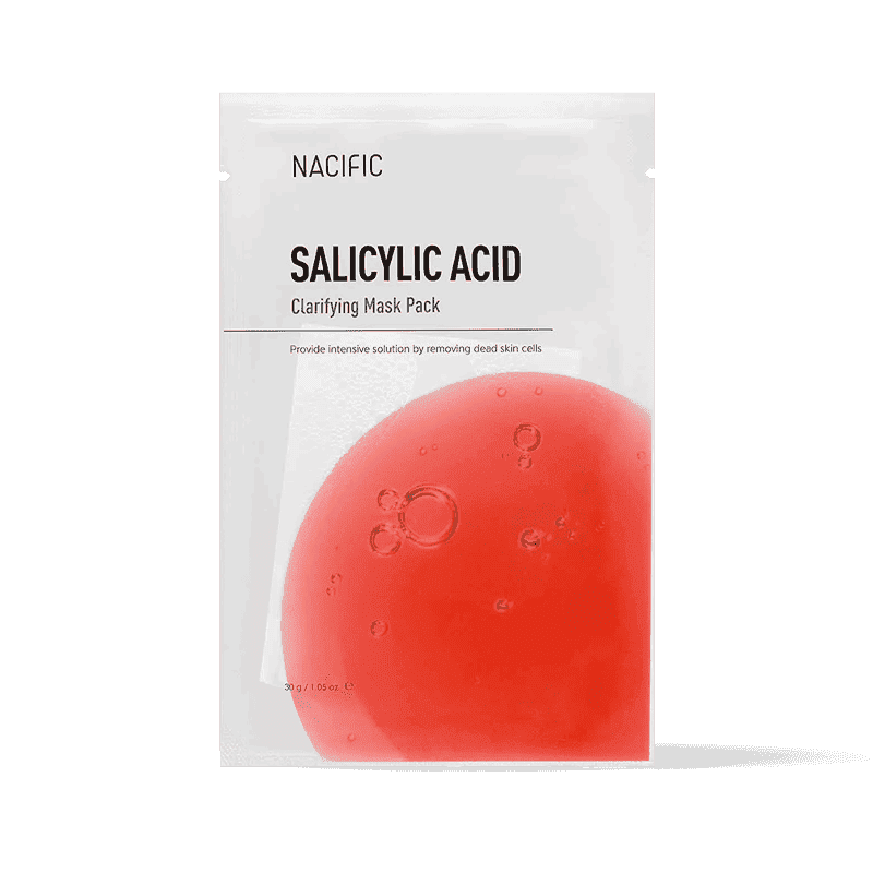 NACIFIC Salicylic Acid Clarifying Mask lakštinė veido kaukė su salicilo rūgštimi