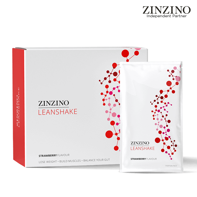 Zinzino LeanShake braškinio skonio kokteilis