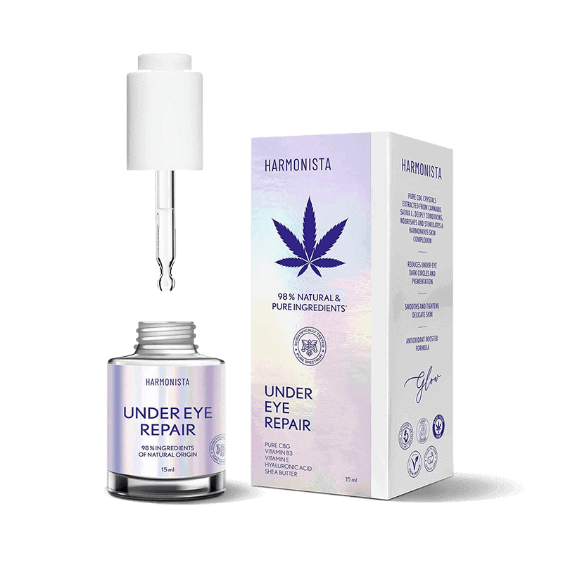 Paakių kremas UNDER EYE REPAIR su CBD kristalais