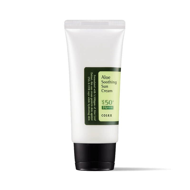 COSRX Aloe SPF50+ PA+++ Drėkinantis apsauginis kremas nuo saulės
