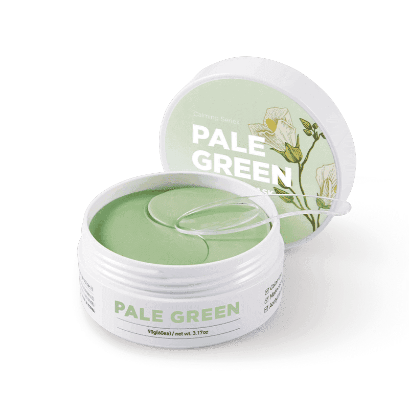 HAYEJIN Pale Green stangrinančios hidrogelio paakių kaukės
