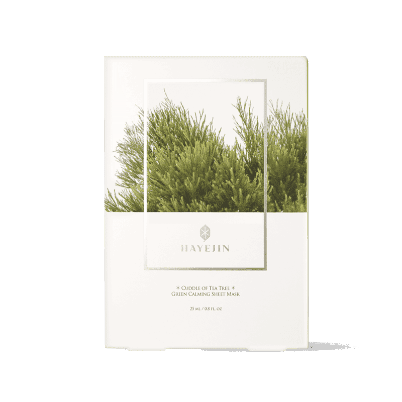 HAYEJIN Cuddle of Tea Tree raminamosios lakštinės veido kaukės
