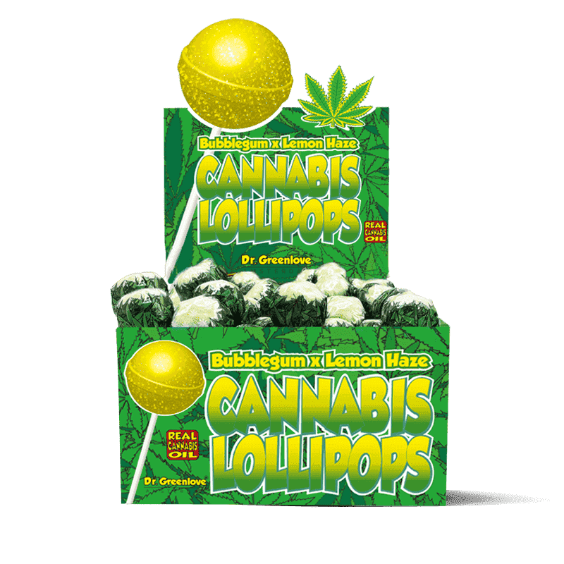 DR. GREENLOVE Čiulpinukas su Kanapių Aliejumi (Bubble Gum x Lemon Haze)