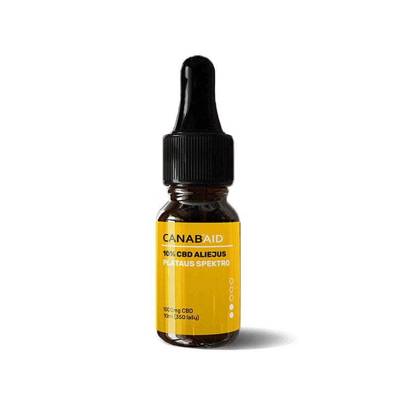 CANABAID Plataus Spektro CBD Kanapių Aliejus 1000mg