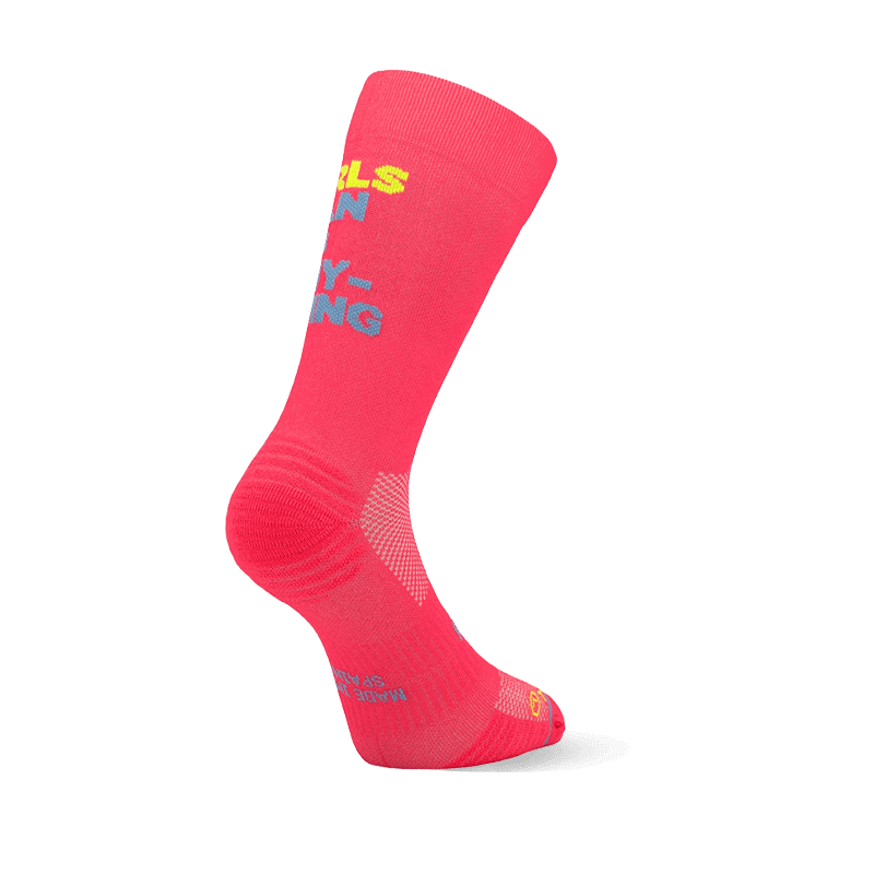 Kojinės "Girls Can Do Diva Pink" SPORCKS