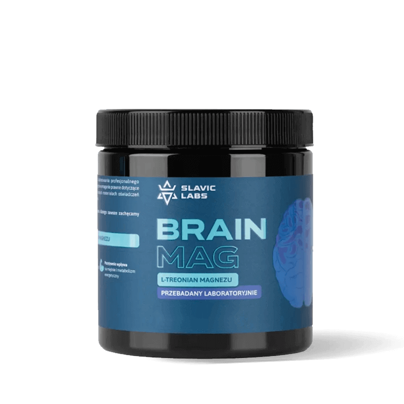 SLAVIC LABS BRAINMAG Magnio L-treonatas Streso valdymo papildas