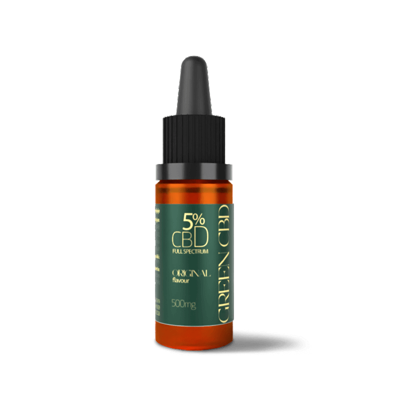 Pilno spektro kanapių aliejus GREEN CBD 5%