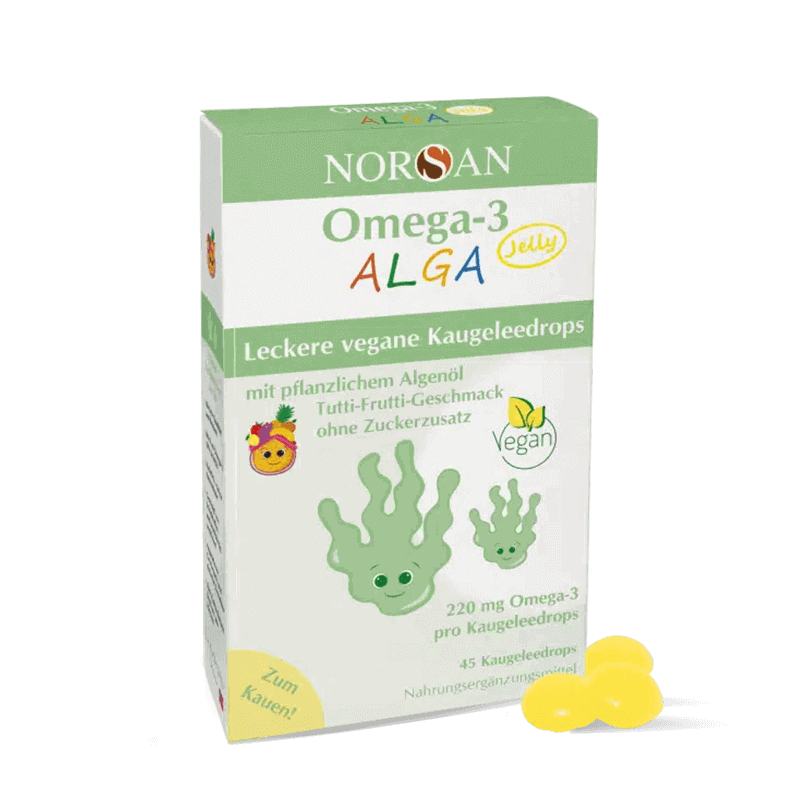 NORSAN OMEGA-3 ALGA JELLY VAISIŲ SKONIO želatininės pastilės