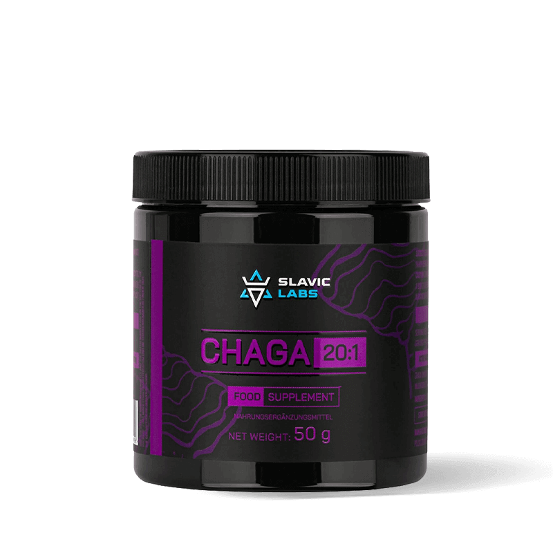 SLAVIC LABS Chaga 20:1 Detoksikacijos papildas
