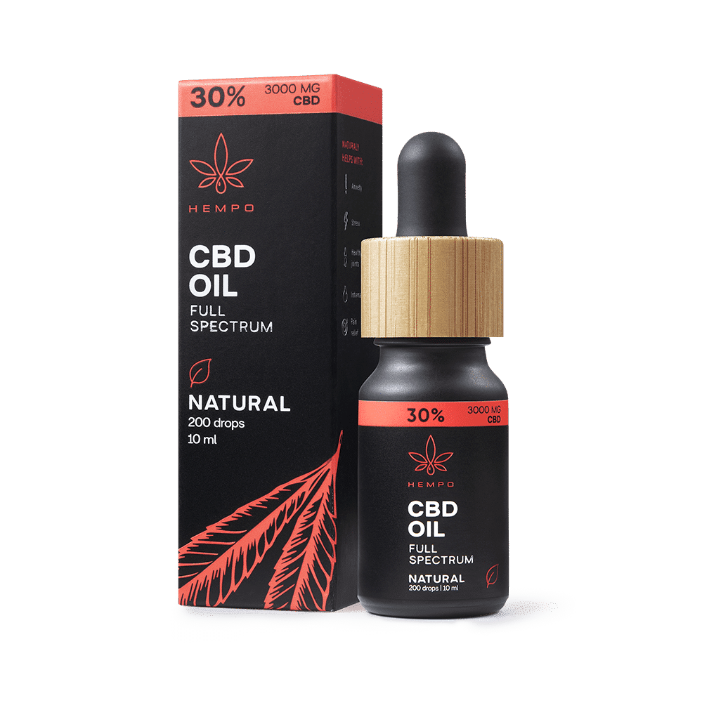 Hempo 30% Pilno Spektro CBD aliejus