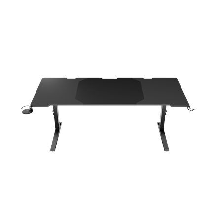 Genesis | Modular Gaming Desk | Holm 180 RGB | Anthracite Black|NDS-2251