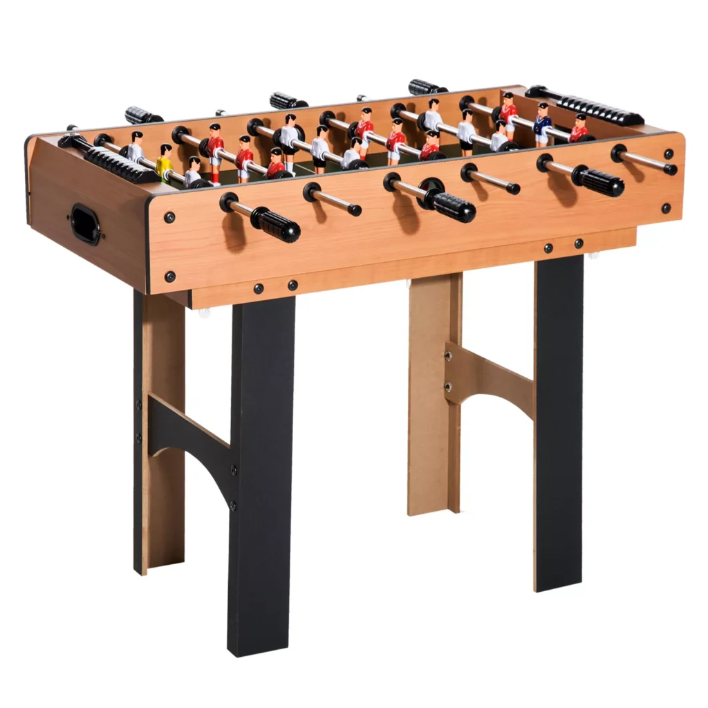 Daugiafunkcinis žaidimų stalas "4-in-1", su stalo futbolu, stalo ledo rituliu, stalo tenisu, biliardu, 87x43x73cm