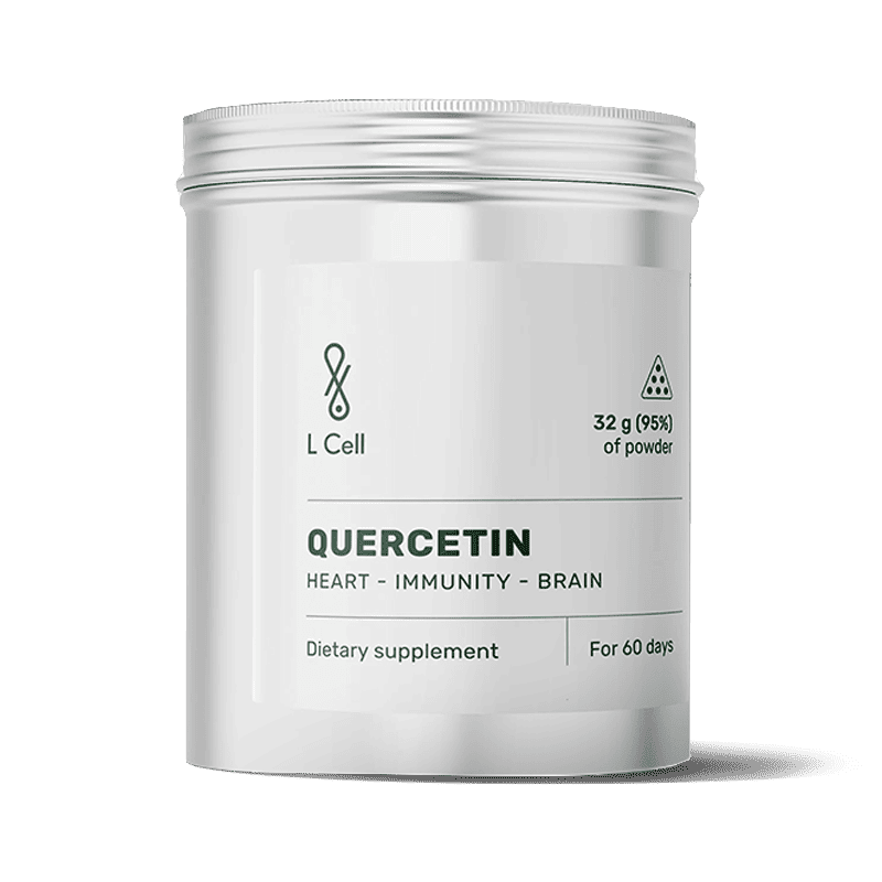 L Cell Kvercetinas (milteliai, 30g)
