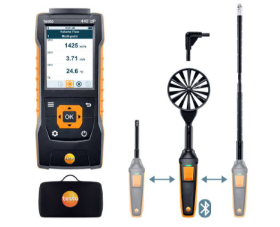 Testo 440 delta P Air Flow ComboKit 2