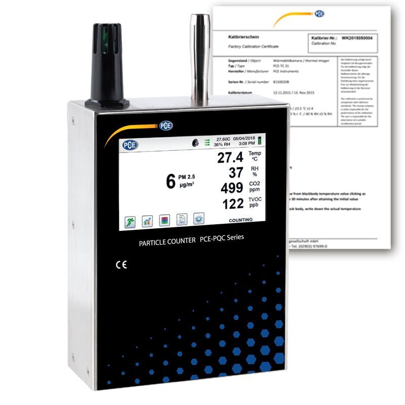 CO2 analizatorius PCE PQC 35EU