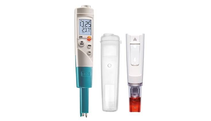 Testo 206 pH1 - skysčių pH ir temperatūros matavimo prietaisas