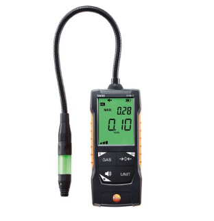 Testo 316-1 - dujų nuotėkio detektorius su lanksčiu zondu