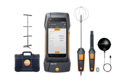 Testo 400 IAQ komplektas su trikoju