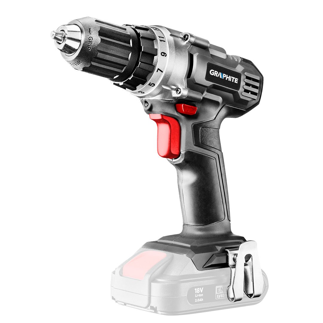 Akumuliatorinis gręžtuvas-suktuvas 18V  Graphite