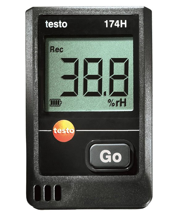 Testo 174 H temperatūros ir drėgmės duomenų kaupiklis