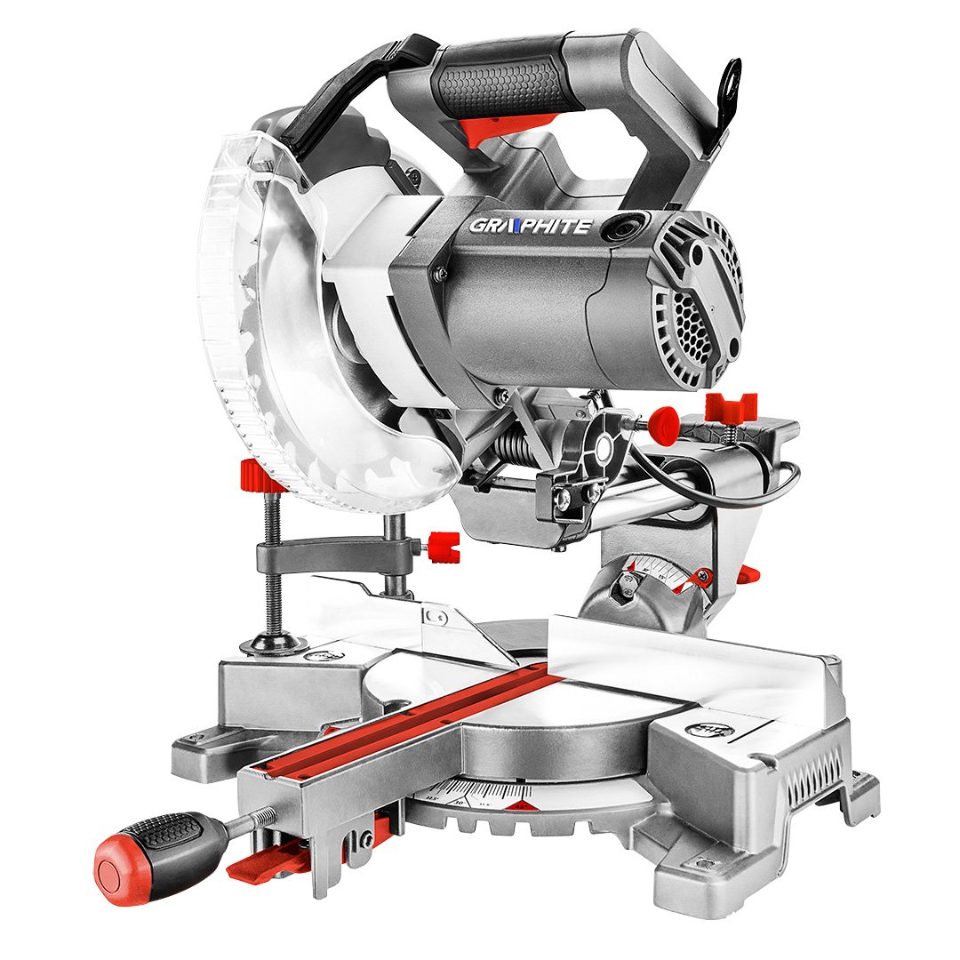 Skersavimo pjūklas GRAPHITE 1400 W pj.diskas 185mm