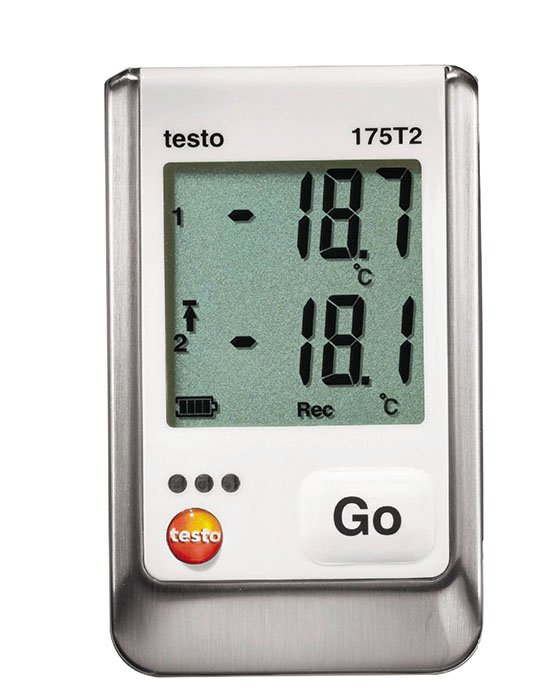 Testo 175 T2 temperatūros duomenų kaupiklis