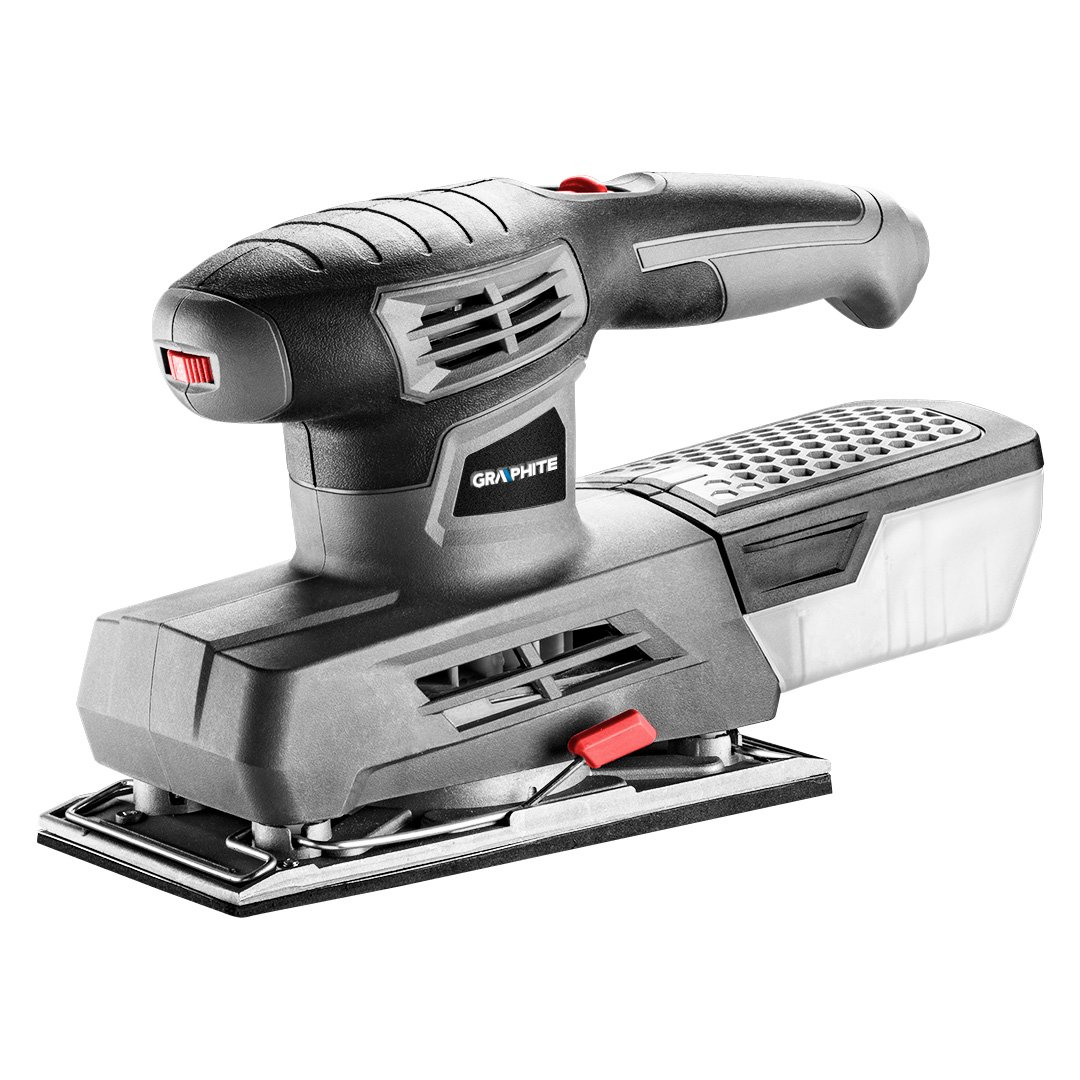 Vibracinis šlifuoklis GRAPHITE 220 W, padas 90x187mm