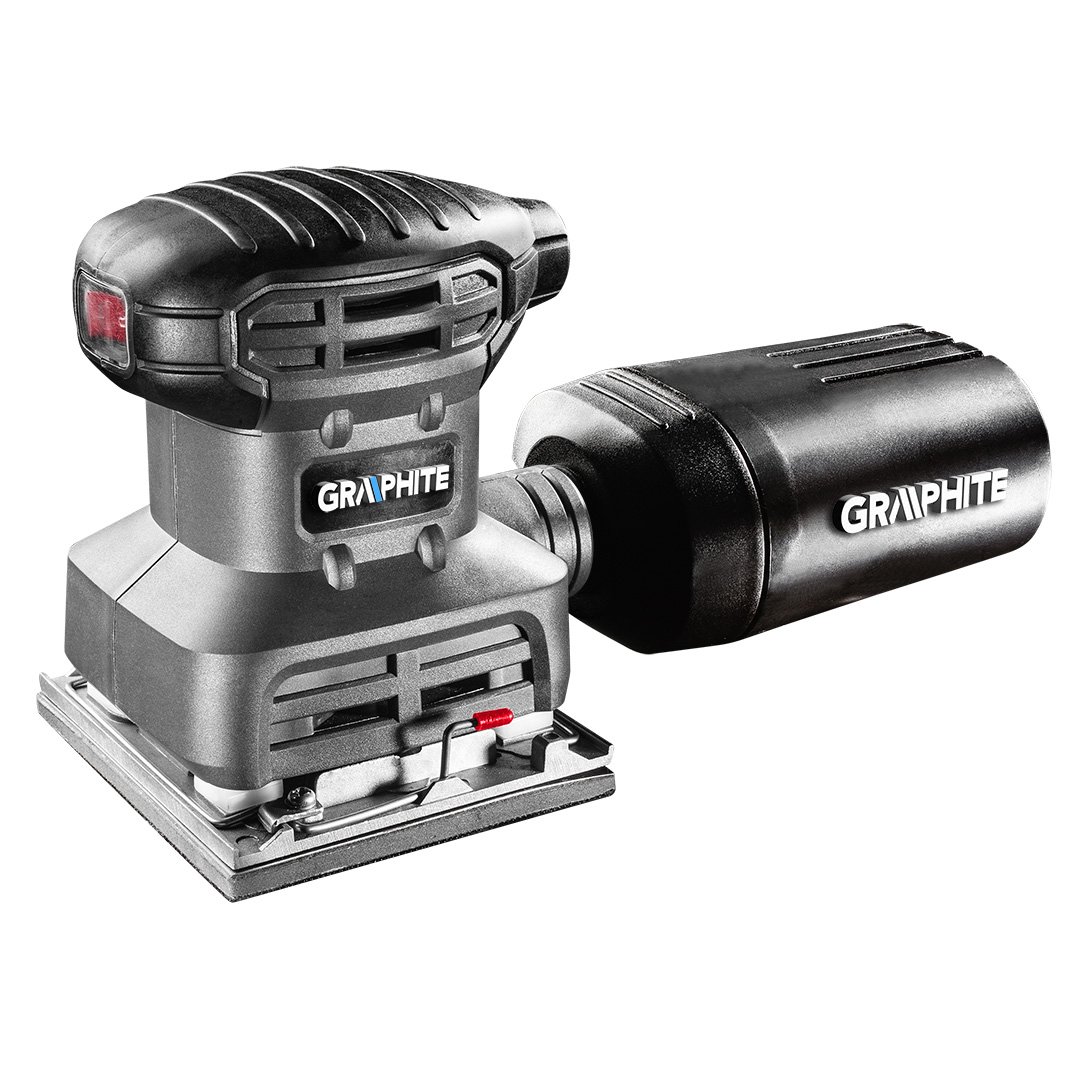 Vibracinis šlifuoklis GRAPHITE 220 W, padas 104x112mm