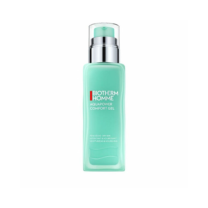 Biotherm "Homme Aquapower", neriebus drėkinamasis pienelis, atkuria ("Comfort Gel") maitina odą