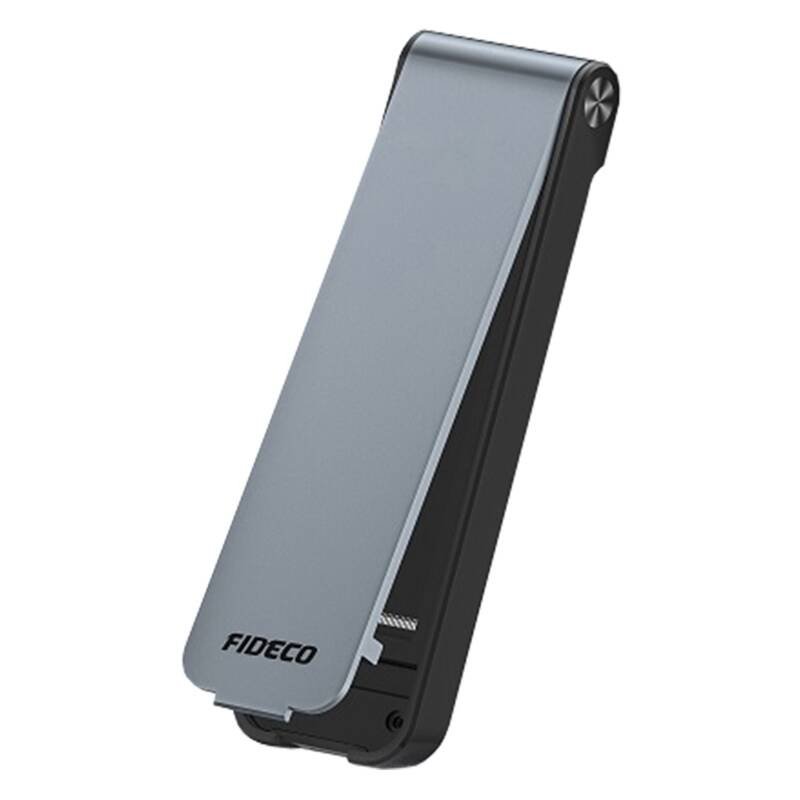 FIDECO M210CP pilkas (USB-C/USB 3.2) M.2 NVMe 10Gbps SSD korpusas