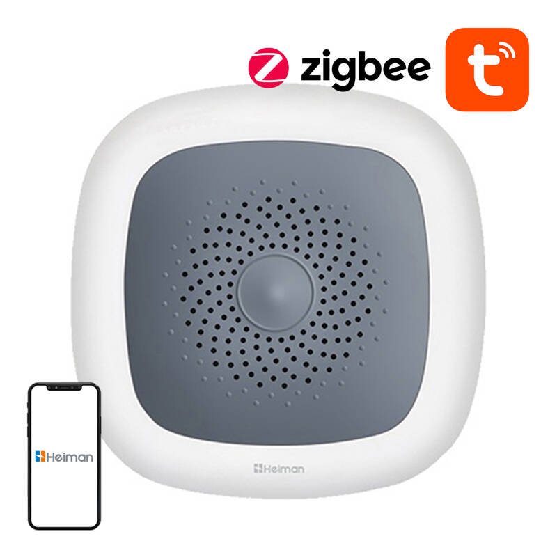 Zigbee Heiman HS1HT Tuya išmanus temperatūros ir drėgmės jutiklis
